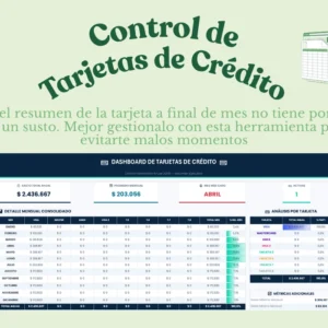 Control de Tarjetas de Crédito