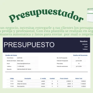 Presupuestador