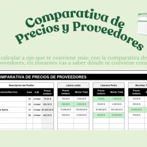 Comparativa de Precios y Proveedores