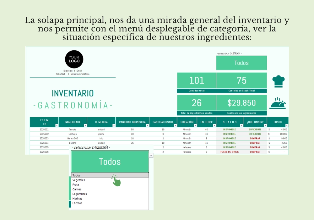 Control de Inventario Gastronómico - Imagen 4