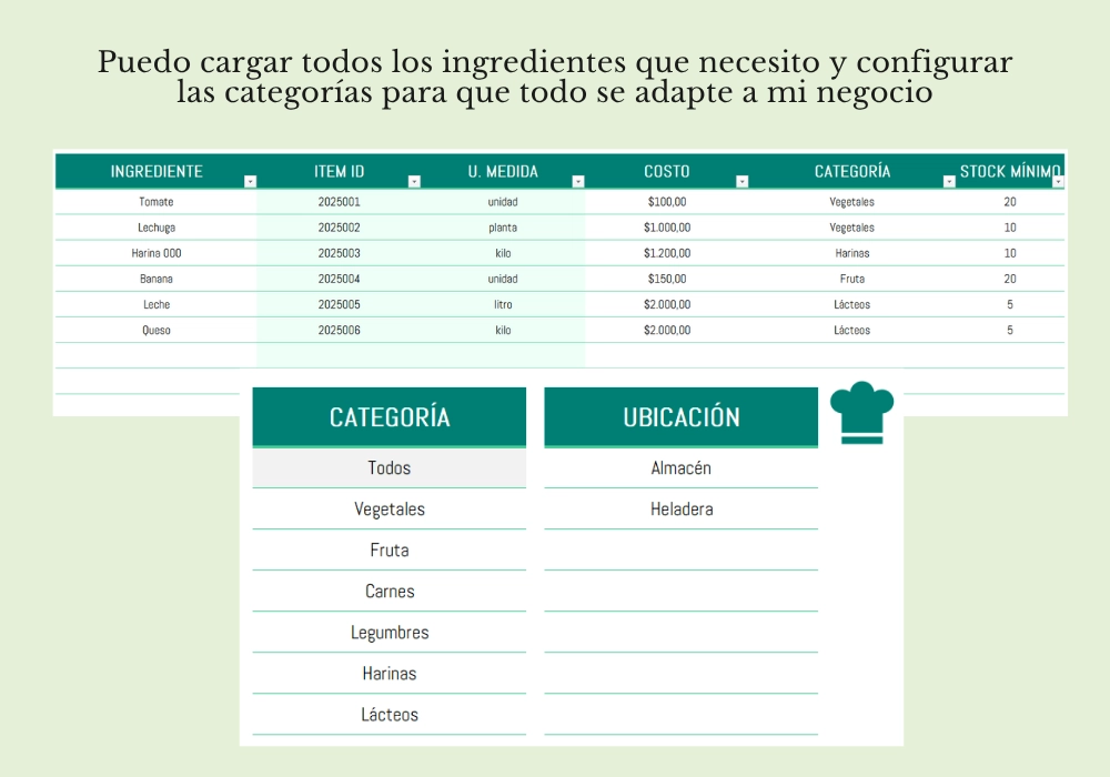Control de Inventario Gastronómico - Imagen 3