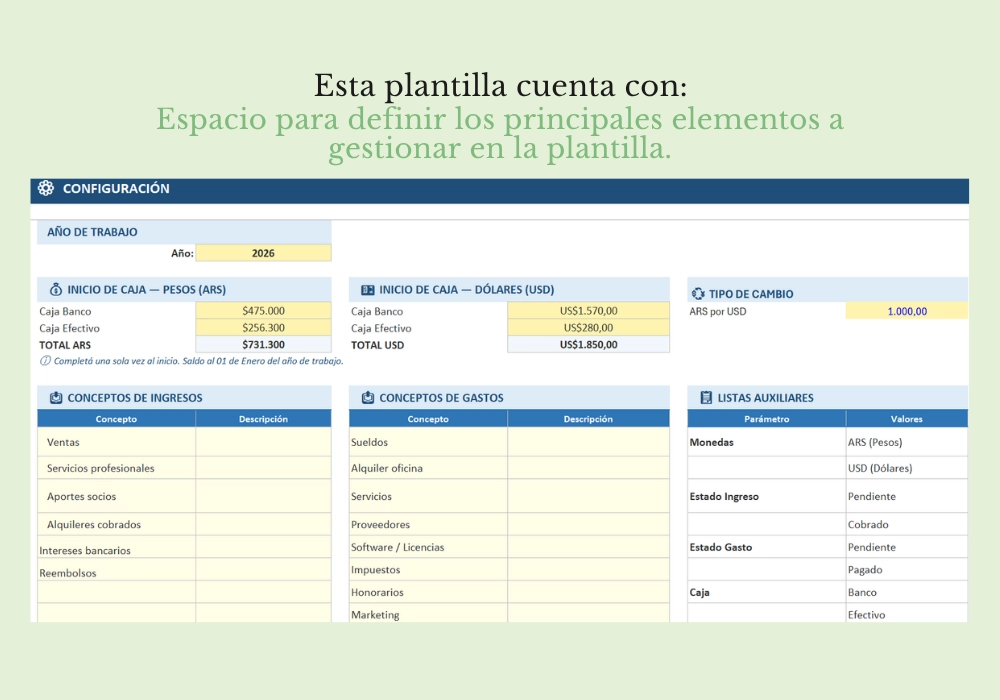 Plantilla Bimonetaria - Imagen 2