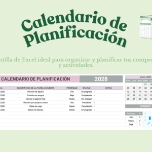 Calendario de Planificación