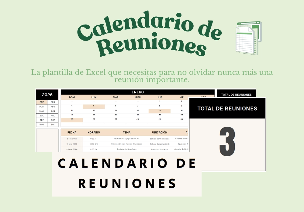 Calendario de Reuniones